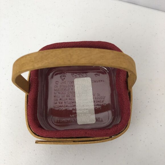 2003 Longaberger Holiday Helper Basket w/Handle, Protector, Fabric Liner Vintage - Picture 7 of 9